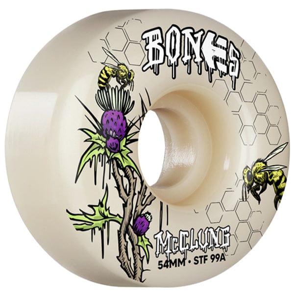 Bones Wheels Ruote skateboard 54mm / 99 Ruote skate STF McClung x Etnies V1 99A 54mm
