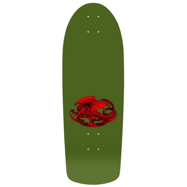 Powell Peralta Tavola skateboard 10" Tavola skate old school Rat Bones OG Olive Reissue 10"