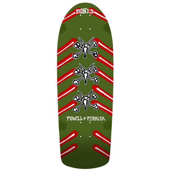 Powell Peralta Tavola skateboard 10" Tavola skate old school Rat Bones OG Olive Reissue 10"