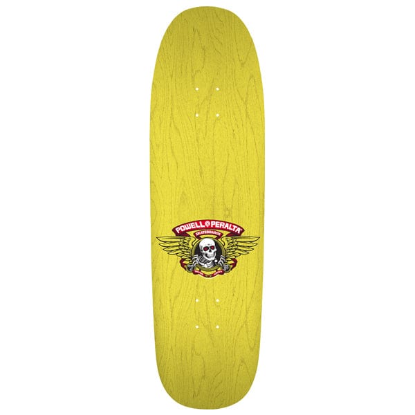 Powell Peralta Tavola skateboard Tavola skate old school Steve Caballero Ban This Yellow Reissue 9.65" Downtown