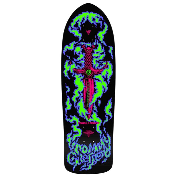 Powell Peralta Tavola skateboard 9.75" Tavola skate Bones Brigade Tommy Guerrero Blacklight 9.75"