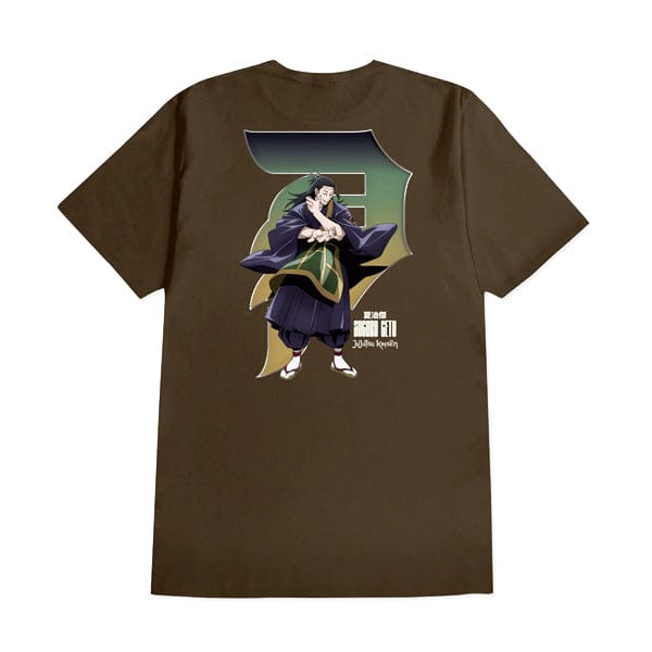Primitive Skateboards T-shirt da uomo T-shirt a manica corta da uomo Suguru Brown