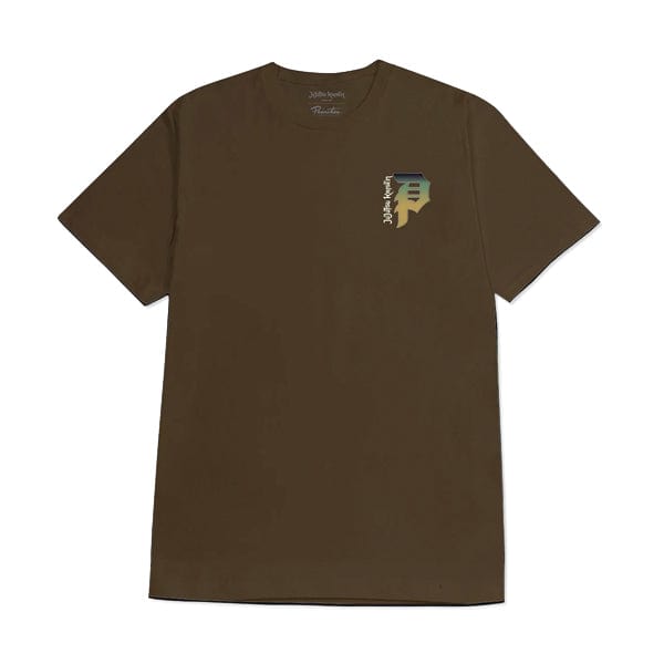 Primitive Skateboards T-shirt da uomo T-shirt a manica corta da uomo Suguru Brown