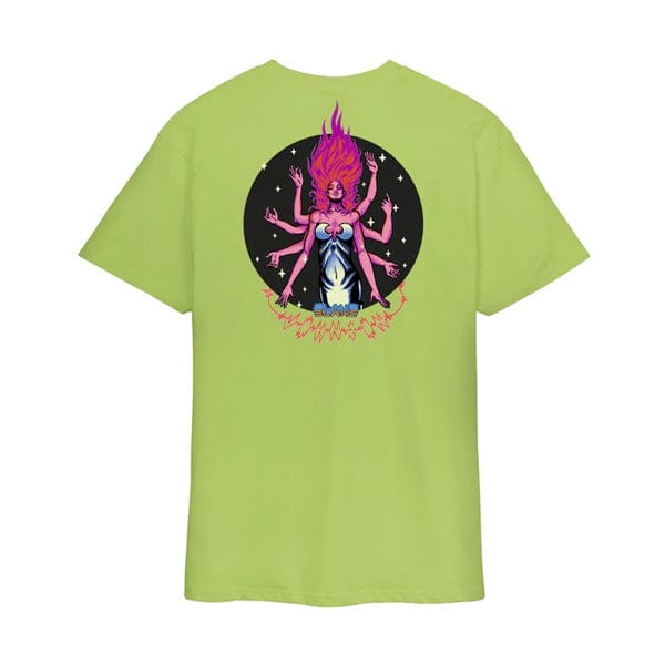 Santa Cruz Skateboards T-shirt T-shirt a manica corta da uomo Johnson Danger Zone Apple