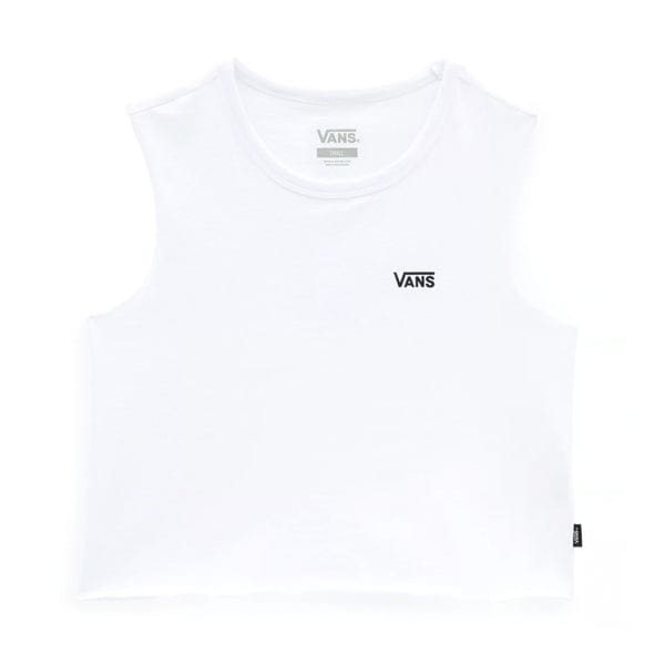 Vans Variation T-shirt senza maniche da donna Junior V Muscle White