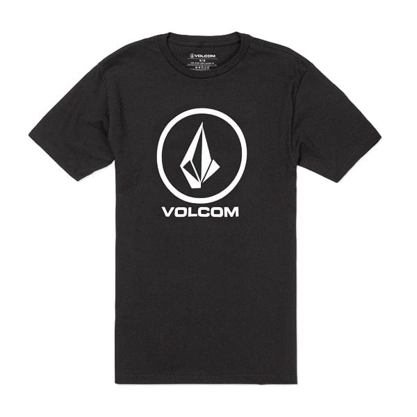 Volcom T-shirt T-shirt a manica corta da uomo Crisp Stone Black
