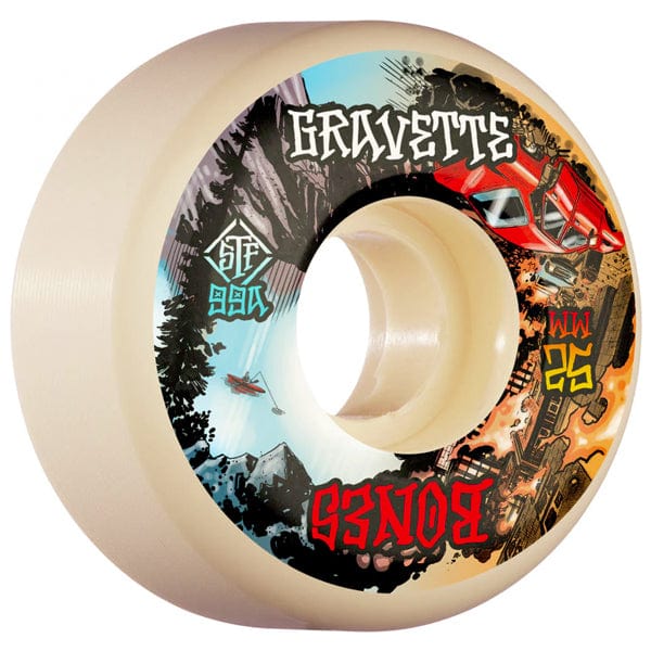 Bones Wheels Ruote skateboard 52mm / 99 Ruote skate STF David Gravette Heaven & Hell V2 99A 52mm
