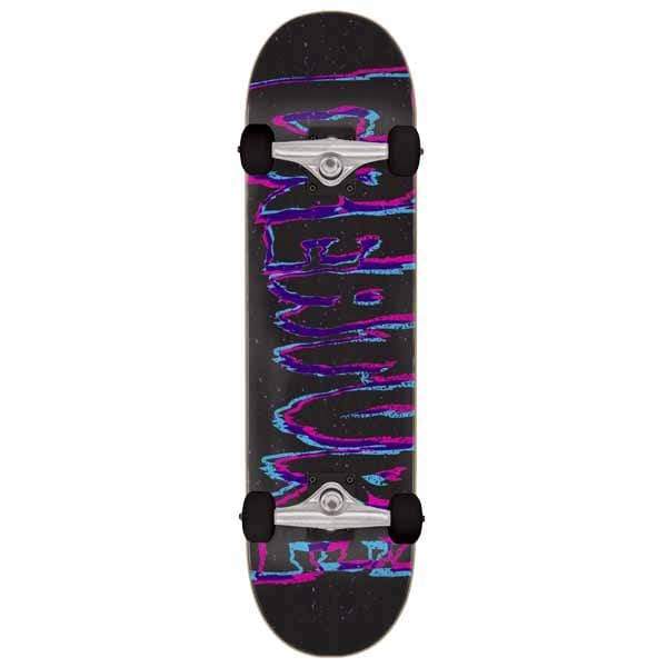 Creature Skateboards Skateboard completo Skate per principianti 3D Logo Mini Purple Black 7.75