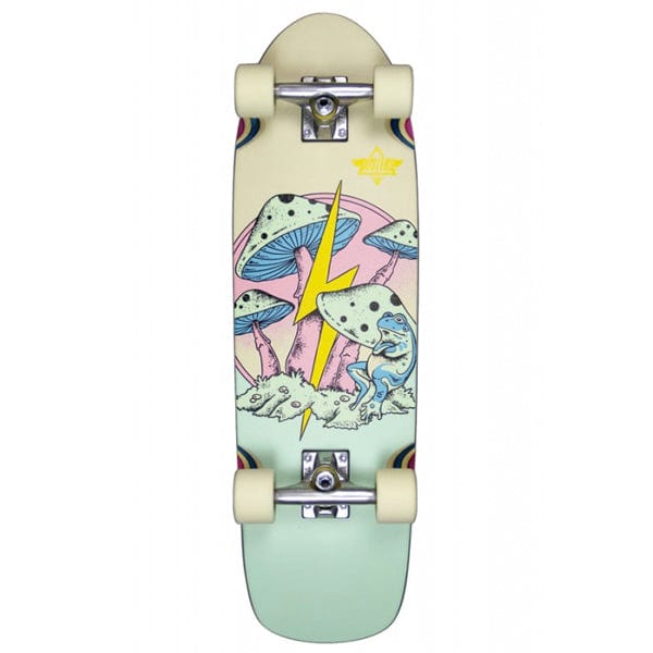 Dusters California Skateboard completo Cruiser Fungi Pink Green 29.5" Downtown