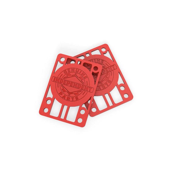 Independent Truck Co Hardware skateboard Riser pads Genuine Parts Red 1/8