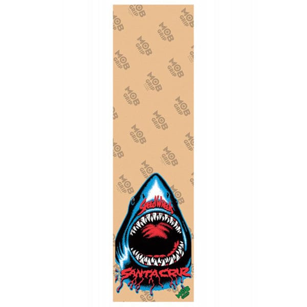 Mob Grip Hardware skateboard Griptape Santa Cruz Speed Wheels Shark Clear 9" Downtown