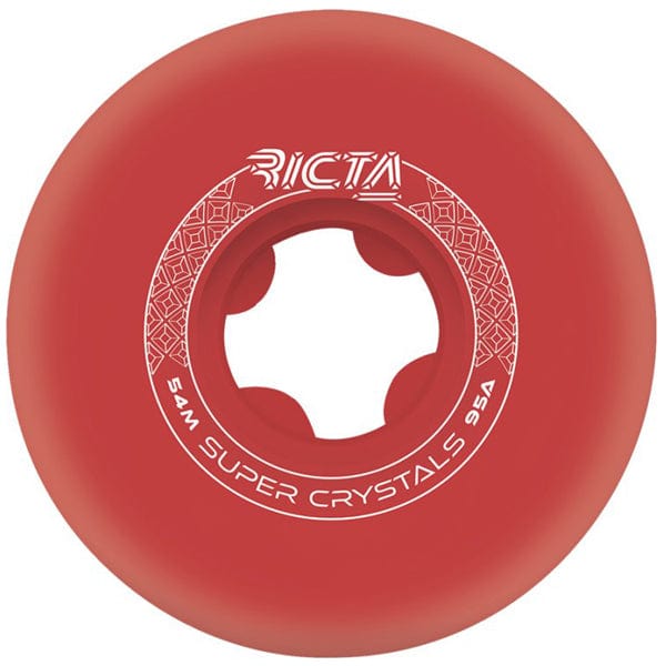 Ricta Wheels Ruote skateboard Ruote skate Super Crystals Trans 95A 54mm Downtown