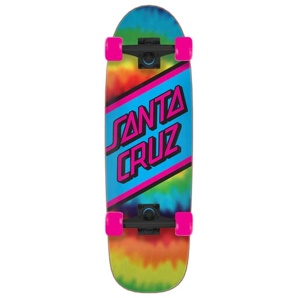 Santa Cruz Skateboards Cruiser Cruiser Rainbow Tie Dye Street Cruzer 29.05" Downtown
