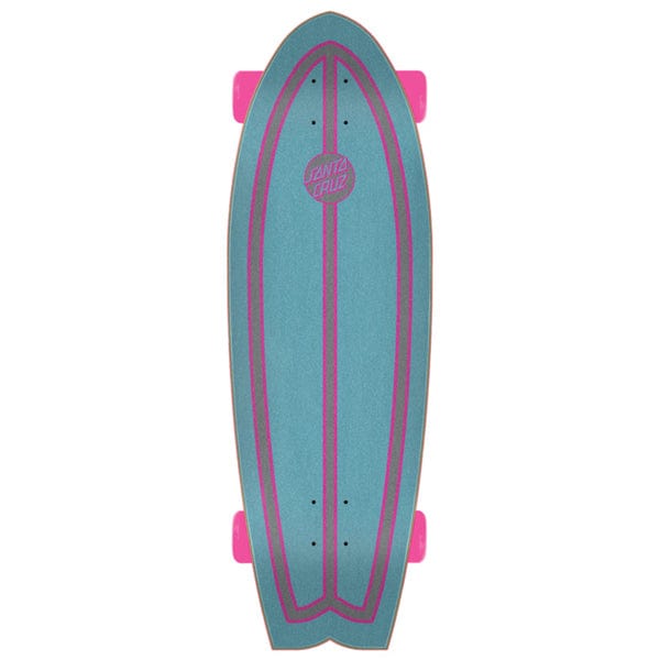 Santa Cruz Skateboards Cruiser Cruiser Prismatic Dot Shark 27.7" Downtown