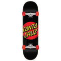 Santa Cruz Skateboards Skateboard completo Skate per principianti Classic Dot Super Micro (Soft Wheels) 7.25