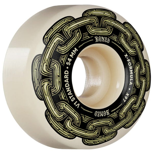 Bones Wheels Ruote skateboard Ruote skate X Formula Gold Chain V1 97A