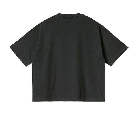T-shirt a manica corta da donna W Nelson Black Garment Dyed