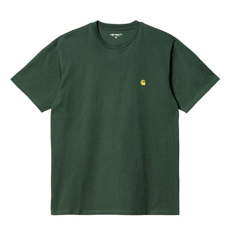 T-shirt a manica corta da uomo Chase Discovery Green Gold
