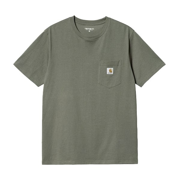 Carhartt T-shirt da uomo T-shirt a manica corta da uomo Pocket Smoke Green