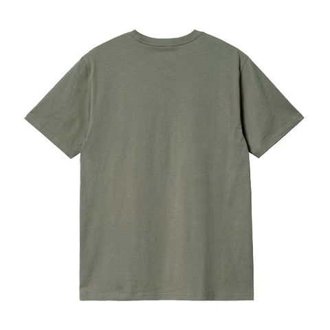 T-shirt a manica corta da uomo Pocket Smoke Green
