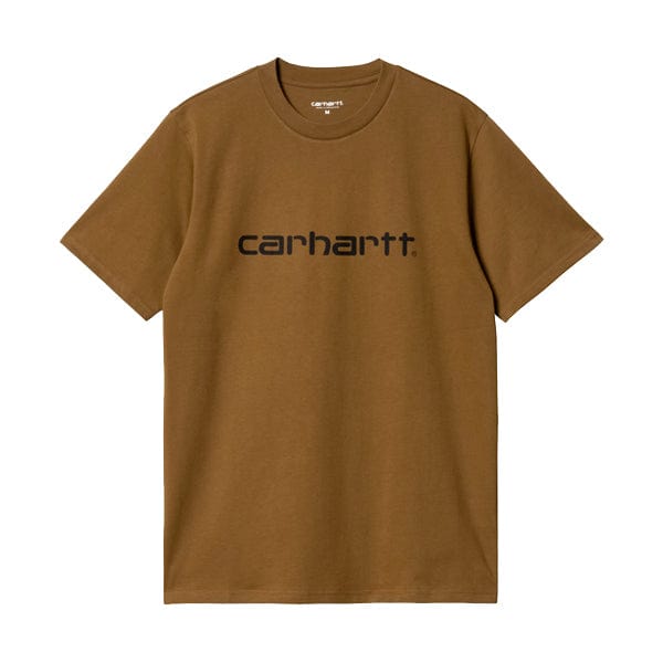 Carhartt T-shirt da uomo T-shirt a manica corta da uomo Script Deep H Brown