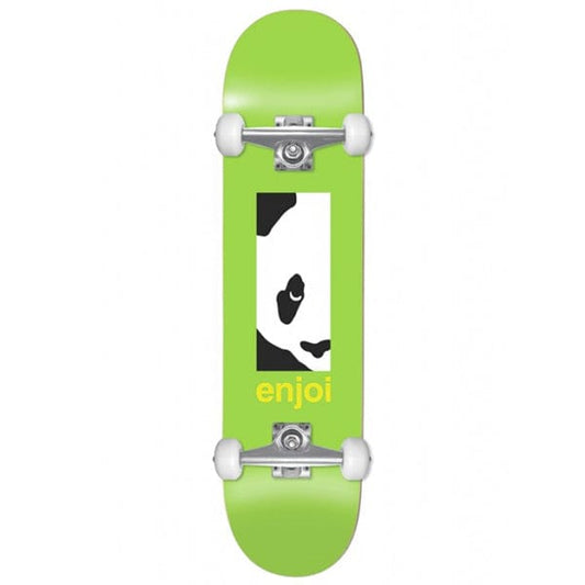 Enjoi Skateboard completo Skate per principianti Box Panda Green 8.125" Downtown