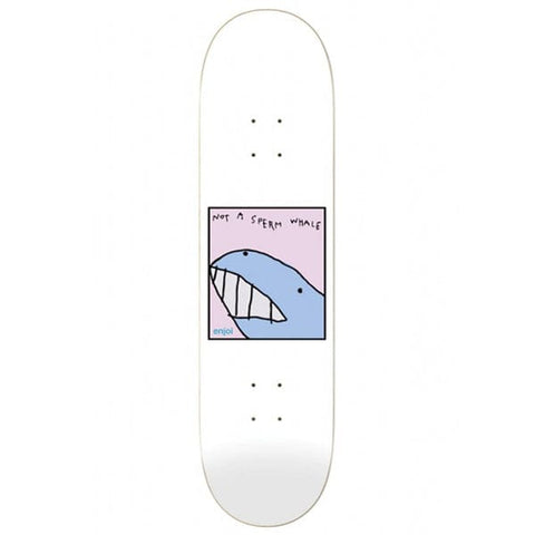 Tavola skate Sperm Whale White 8.5