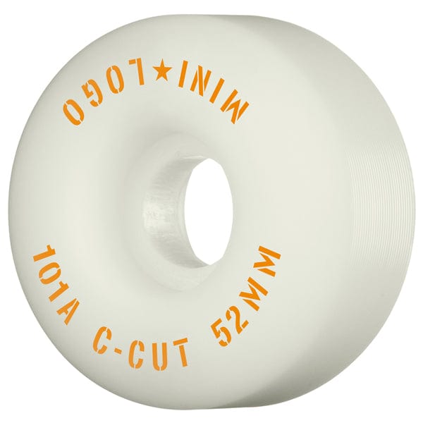Mini Logo Ruote skateboard 52mm / 101 Ruote skate C-Cut White 101A 52mm