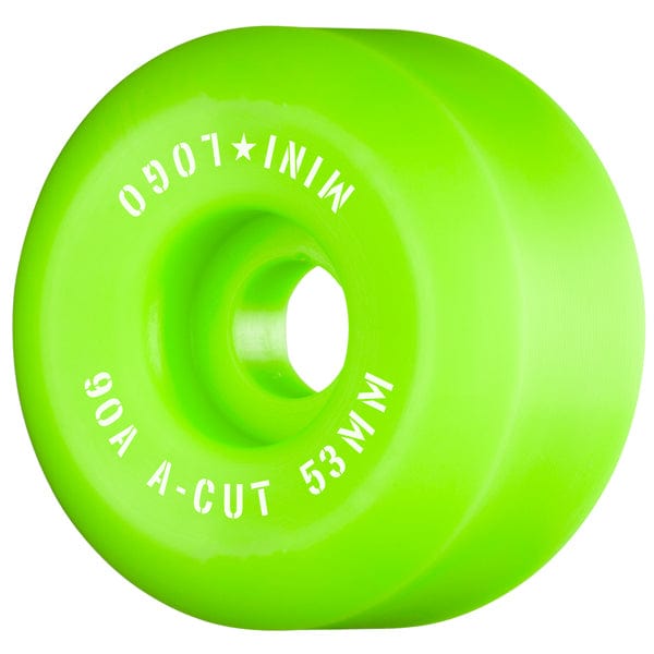 Mini Logo Ruote skateboard 53mm / 90 Ruote skate / cruiser A-Cut Hybrid Green 90A 53mm