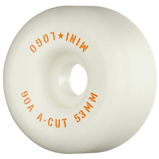 Mini Logo Ruote skateboard 53mm / 90 Ruote skate / cruiser A-Cut Hybrid White 90A 53mm
