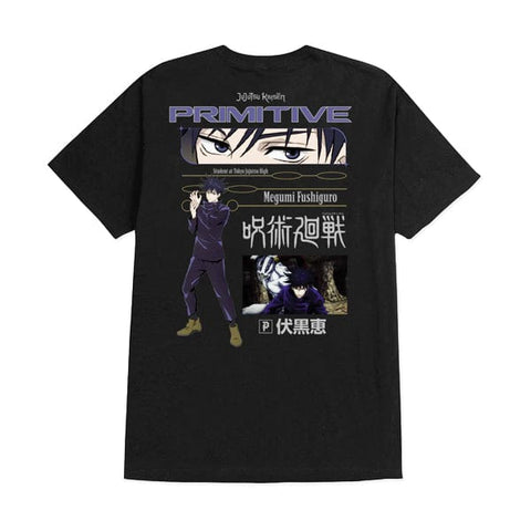 T-shirt a manica corta da uomo Fushiguro Black