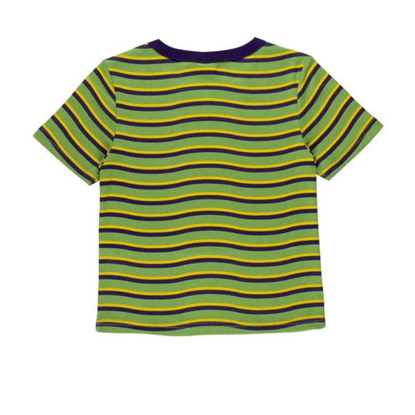 Santa Cruz Skateboards T-shirt T-shirt a manica corta da donna Onshore Apple Wave Stripe