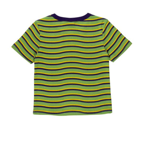 T-shirt a manica corta da donna Onshore Apple Wave Stripe