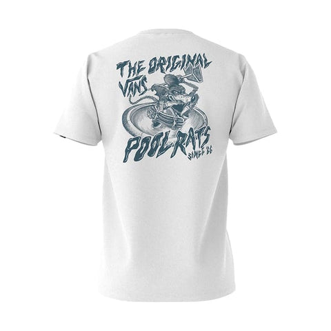 T-shirt a manica corta da uomo Pool Ratz White