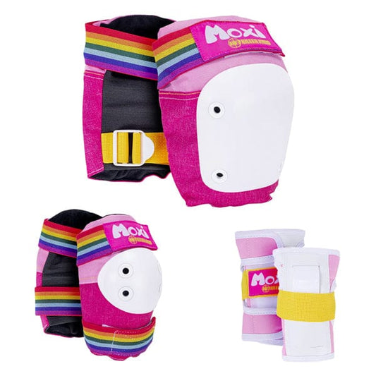 187 Protezioni Skate Protezioni skate adulto Moxi Pad Super Six-Pack Adult Pink