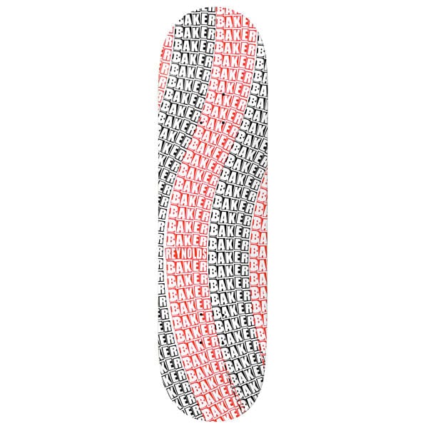 Baker Skateboards Tavola skateboard Tavola skate Andrew Reynolds Wavy Black Red 8.25" Downtown