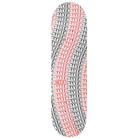 Baker Skateboards Tavola skateboard Tavola skate Andrew Reynolds Wavy Black Red 8.25" Downtown