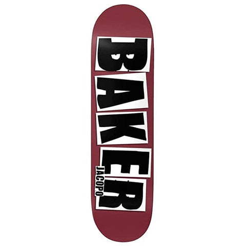 Tavola skate Jacopo Carozzi Brand Name Maroon 8