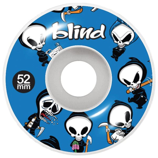 Blind Skateboards Ruote skateboard Ruote skate Reaper Wallpaper Blue 99A 52mm Downtown