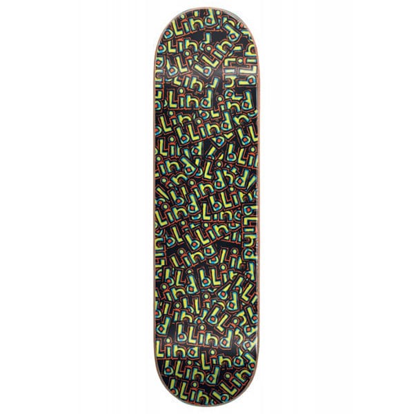 Blind Skateboards Tavola skateboard Tavola skate OG Wallpaper Birch Black 8