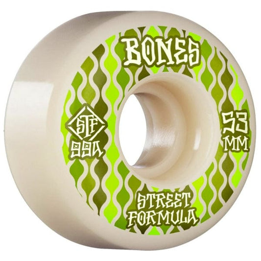 Bones Wheels Ruote skateboard 53mm / 99 Ruote skate STF Retros V2 99A 53mm