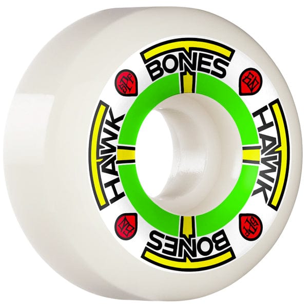 Bones Wheels Ruote skateboard Ruote skate SPF Tony Hawk T-Bones II P5 White 104A
