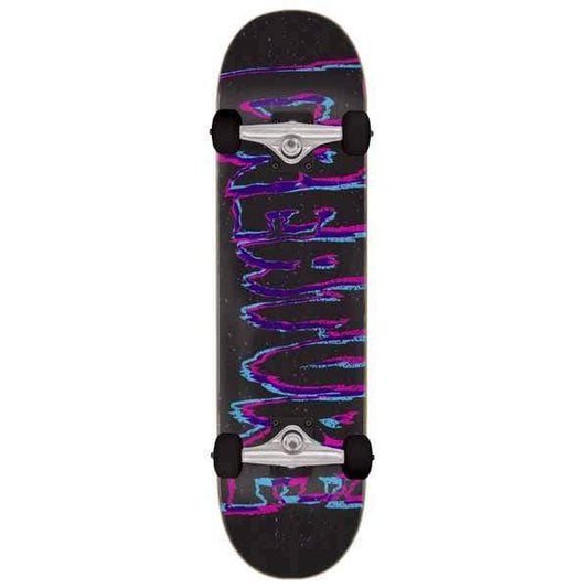 Creature Skateboards Skateboard completo Skate per principianti 3D Logo Mini Purple Black 7.75" Downtown