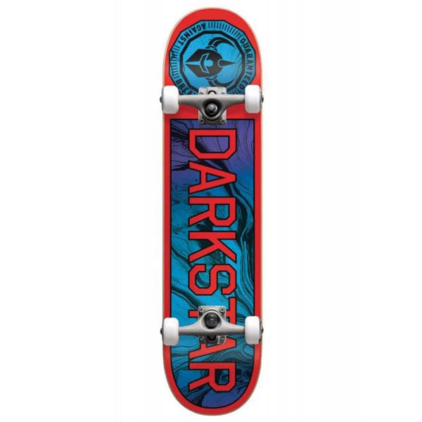 Darkstar Skateboards Skateboard completo Skate per principianti Timeworks Blue Red 7.75" Downtown