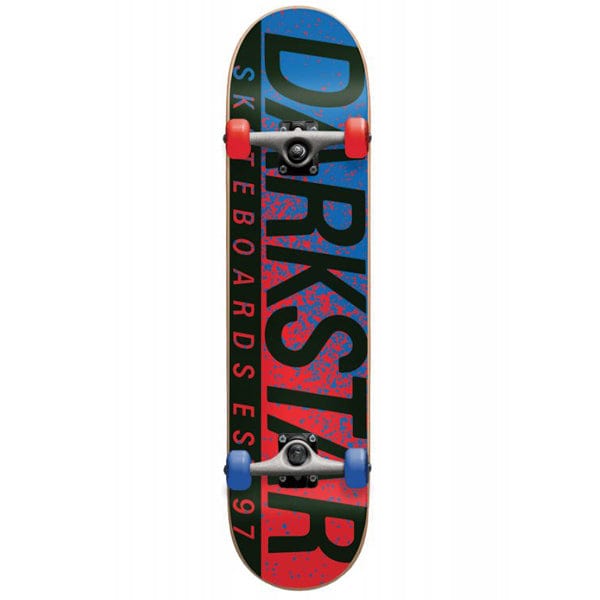 Darkstar Skateboards Skateboard completo Skate per principianti Woodmark Red Blue 8