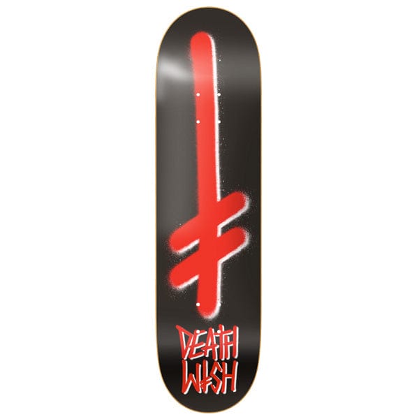 Deathwish Skateboards Tavola skateboard Tavola skate Gang Logo Black Red Downtown