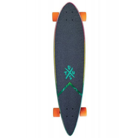 Longboard Moto Fades Pink Orange Teal 37