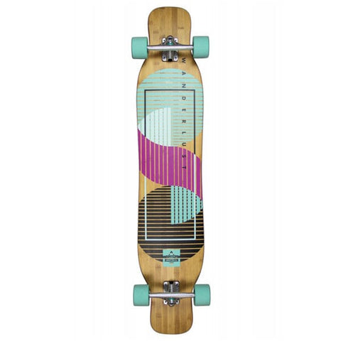 Longboard Wanderlust Teal Purple 47