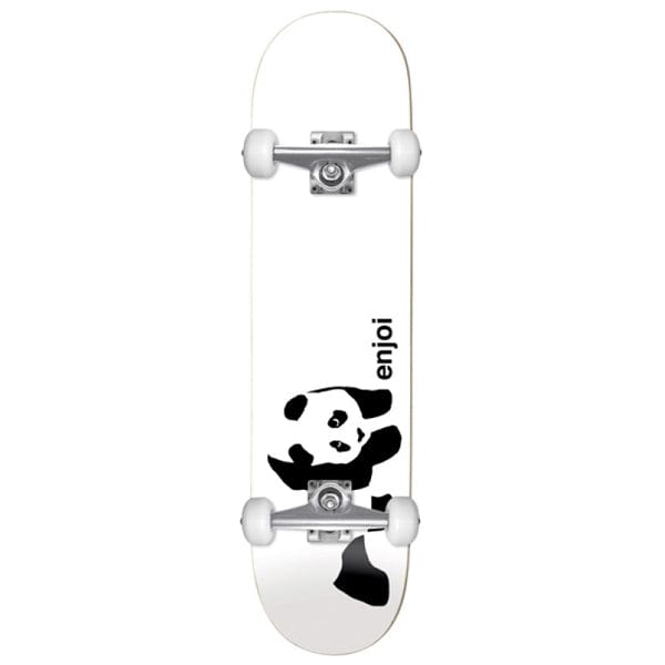 Enjoi Skateboard completo Skate per principianti Whitey Panda White 7.75