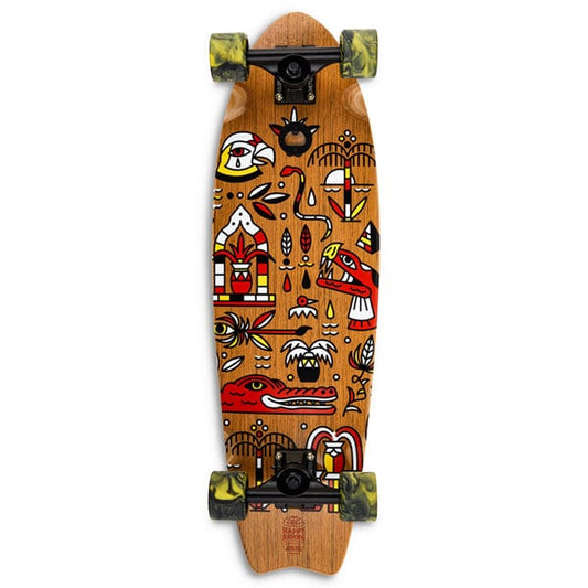Ghetto Blaster Cruiser Cruiser Geroglifics Fishtail 30" x 9" Downtown